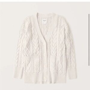 Abercrombie knit cardigan sweater
